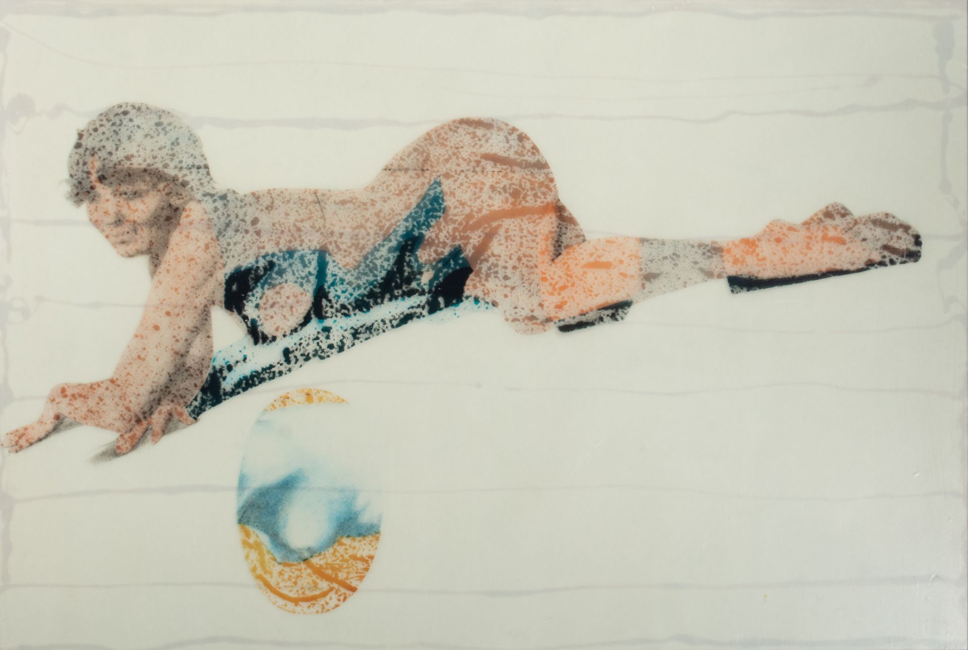 Pol Mara (1920-1998), Maya desnuda, Oil on plastic on polyester, 1970, 130 x 190 cm