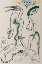 Lucebert (1924-1994), untitled, 1991, ink and watercolour on paper, 23 x 32,5 cm