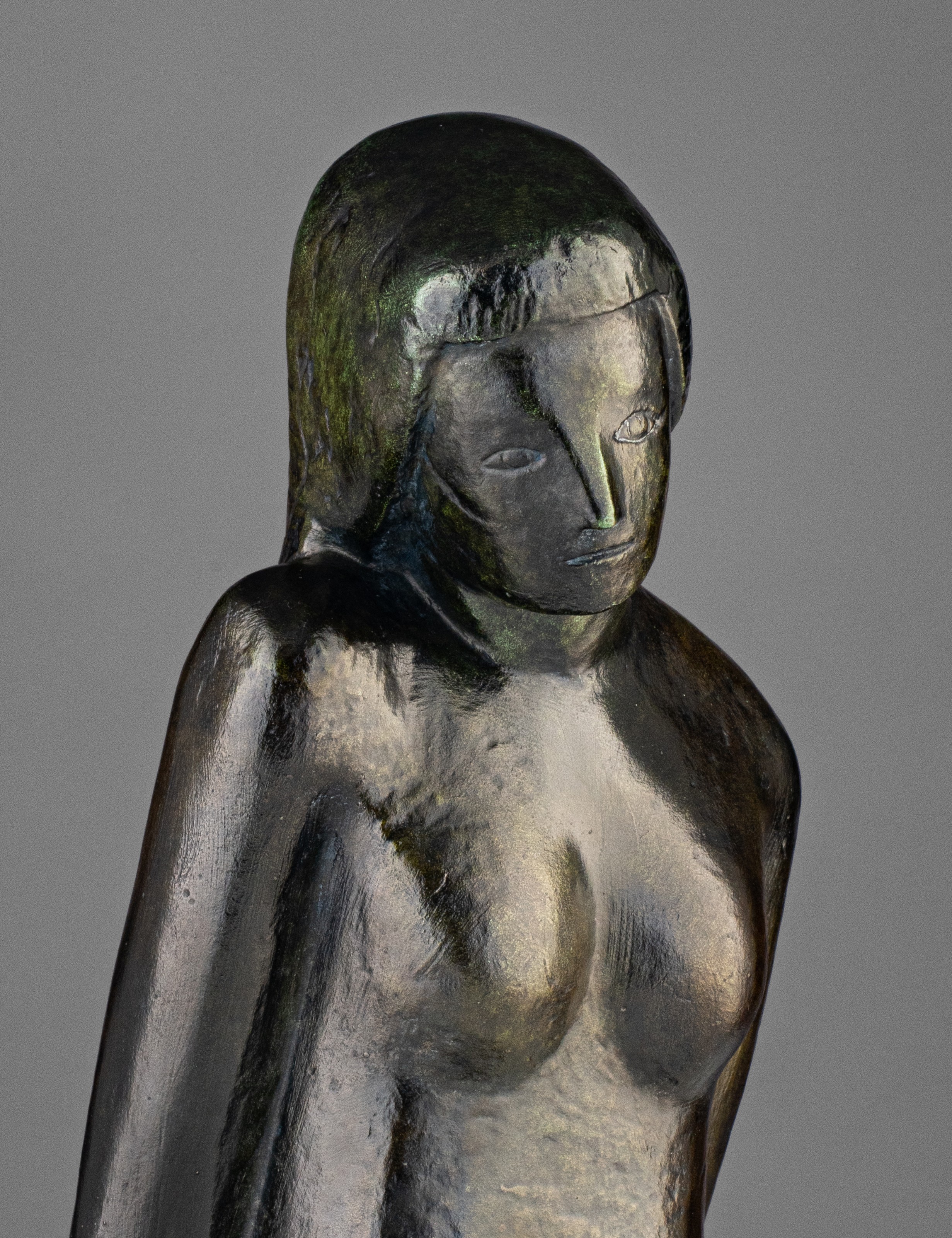 Jozef Cantre (1890-1957),'La Baigneuse', No 3/6, patinated bronze, H 55,5 cm - Image 8 of 8