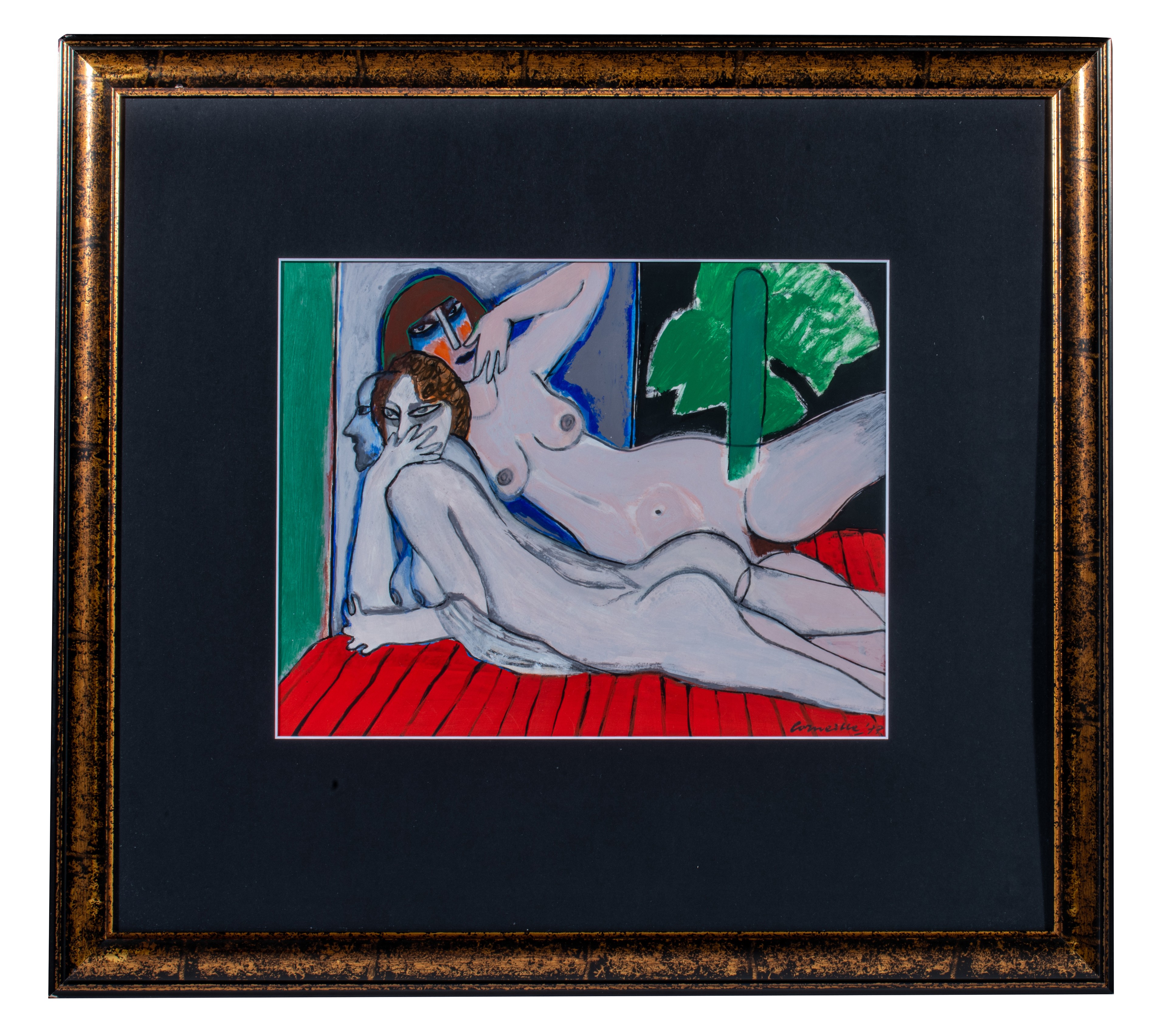 Corneille (1922-2010), female nudes, 1977, gouache on paper, 33 x 42,5 cm - Image 2 of 7