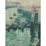 Jean-Jacques Gailliard (1890-1976), 'Gare Maritime Ostende', oil on triplex, 33,5 x 43 cm