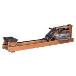 'Vintage' rowing machine in walnut, 'Waterrower', H 49 - L 209 - W 55 cm