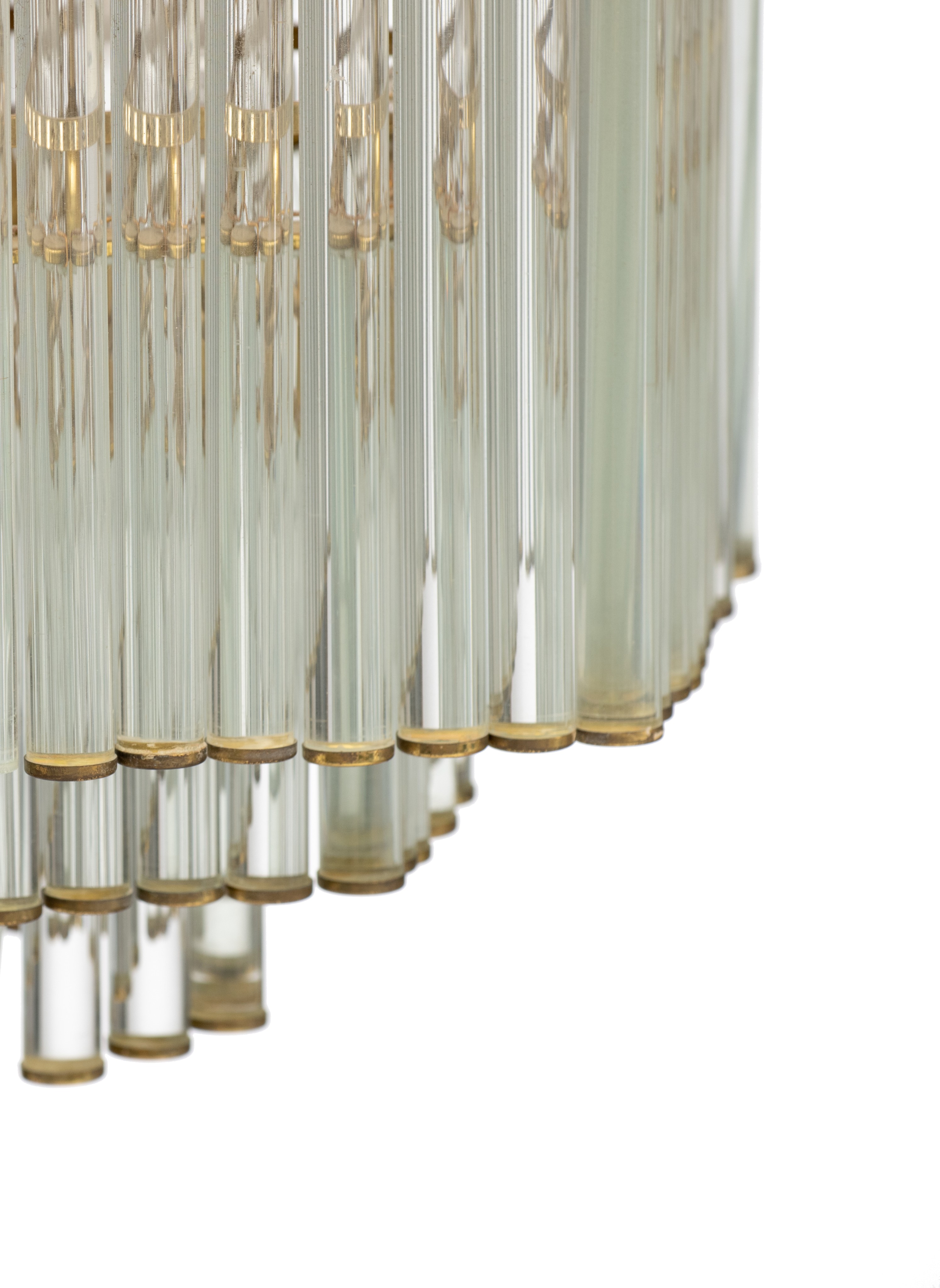 A pair of design chandeliers by Ernst Palme, the '70s, H 27 - W 36 cm - Bild 2 aus 3