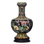 A Chinese cloisonne enamelled bronze vase, 20thC, H 62,5 cm