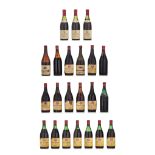 A collection of 'Chambertin Clos de Beze', 'Chateauneuf du Pape' and 'Mazis Chambertin'