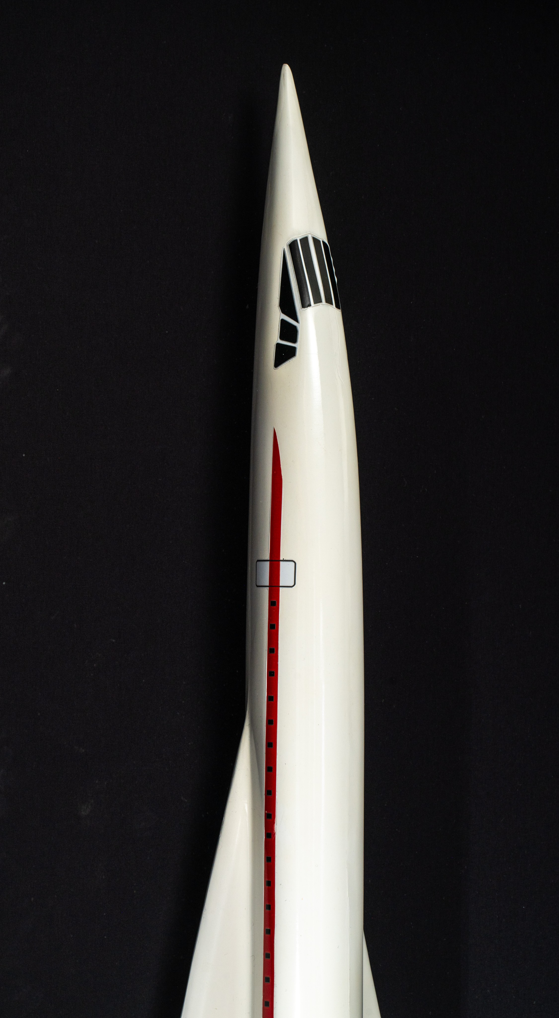 A vintage TWA Concorde model, H ca. 170 cm - Image 4 of 4