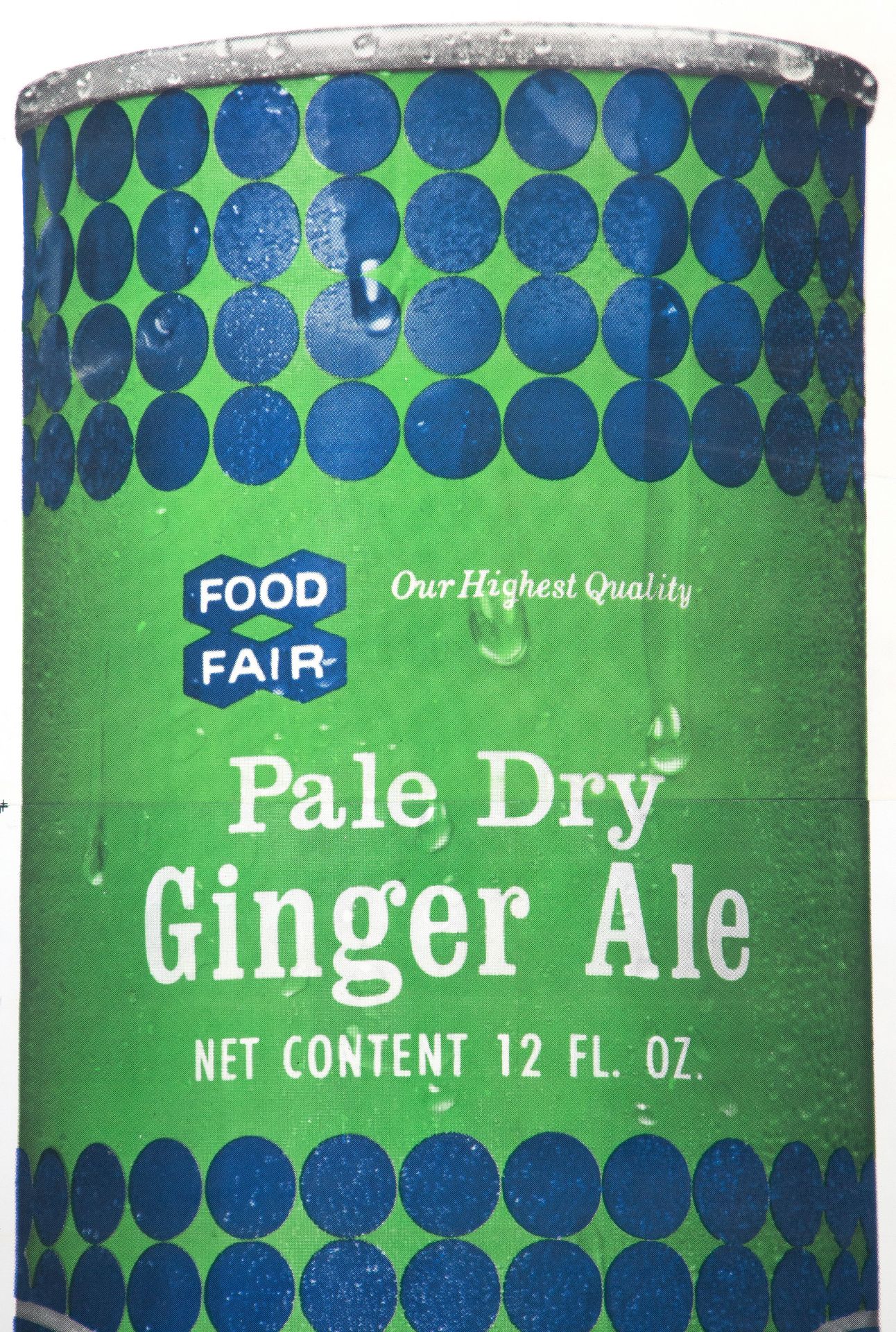 A vintage poster of 'Pale Dry Ginger Ale', lithograph, 117 x 216 cm - Image 2 of 3