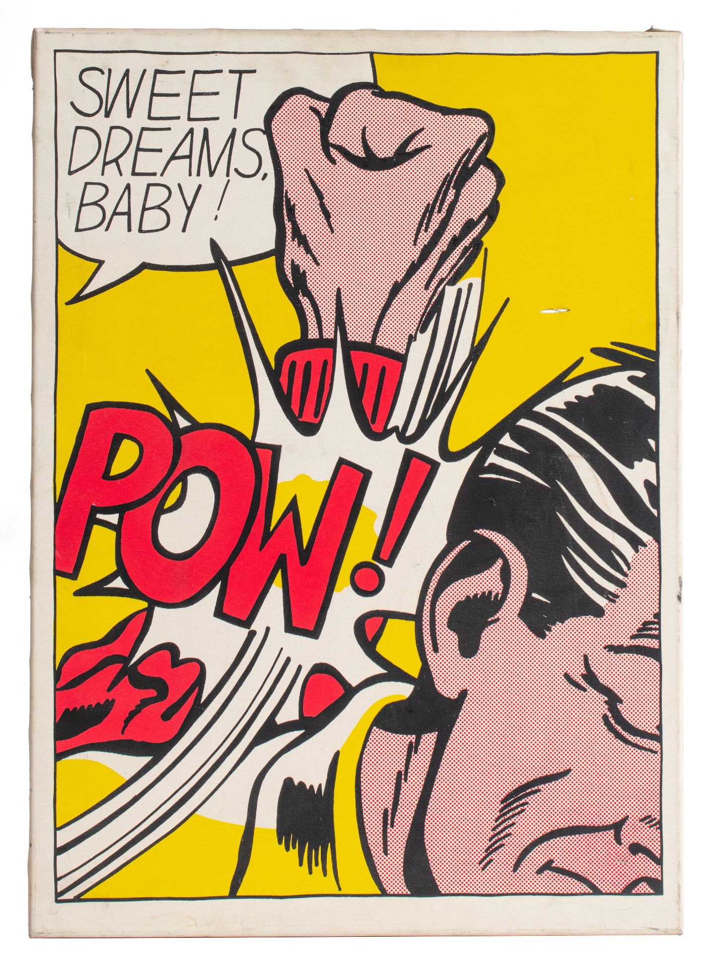 Roy Lichtenstein (1923-1997), 'Sweet dreams baby!', silkscreen on canvas, 'Limited Pirate Edition' ( - Image 2 of 9