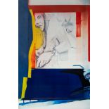 Pol Mara (1920-1998), Cinema Verite, oil on canvas, 1966, 130 x 195 cm