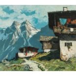 Oskar Mulley: Berghof in der Sonne