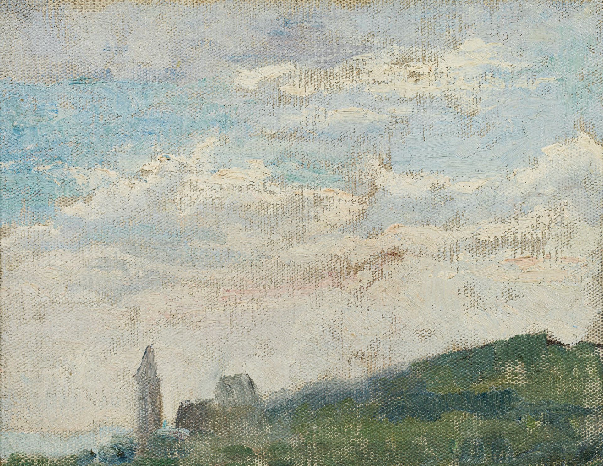 Josef Engelhart wohl: Landschaft mit Blick auf Perchtoldsdorf