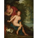 Jan Brueghel der Jüngere und Hendrik van Balen Werkstatt: Diana und ihre Nymphe nach der Jagd