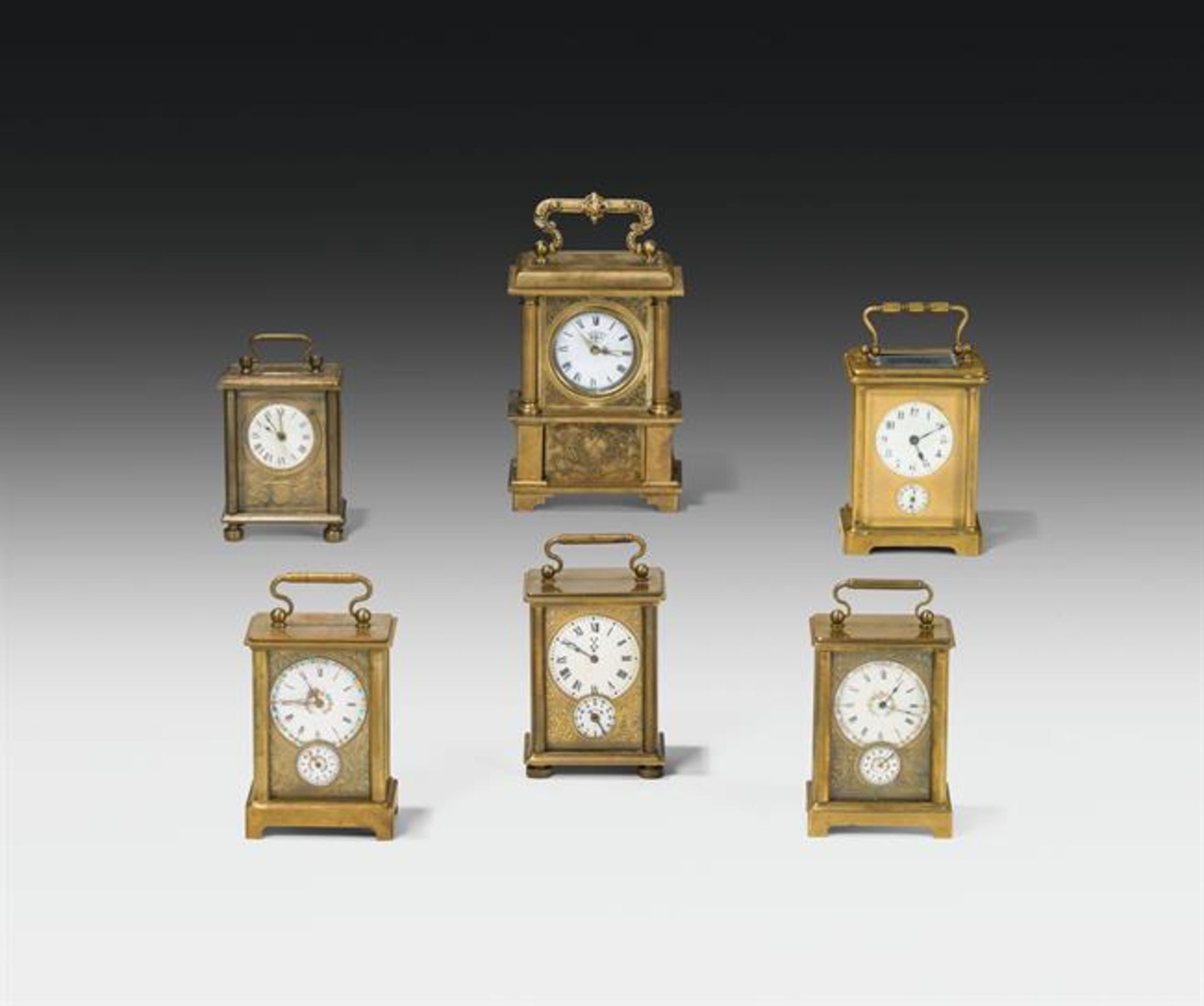 6 Carriage clocks