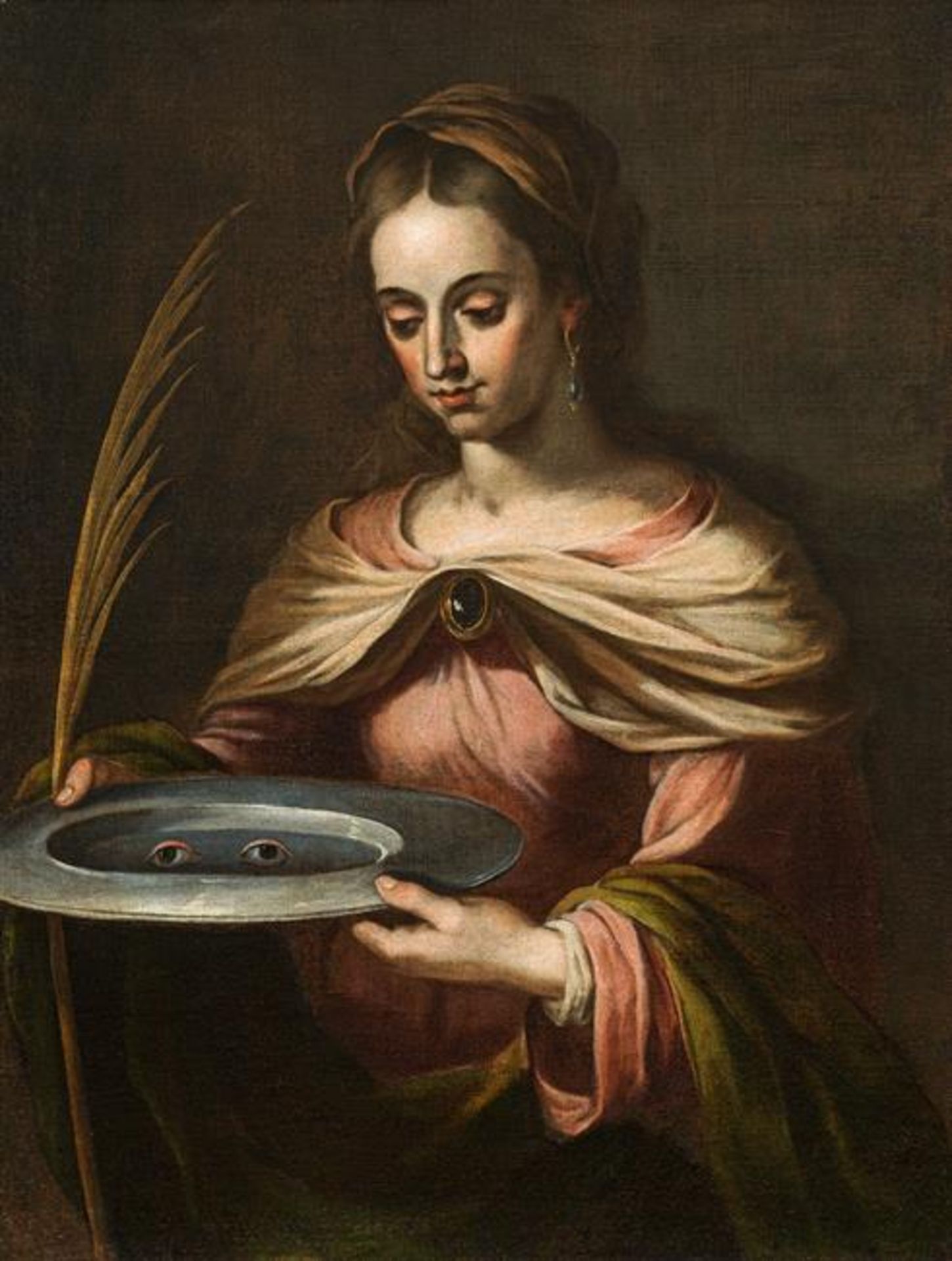 Circle of Francisco de Zurbarán : Saint Lucia of Syracuse