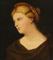 Circle of Jacopo Negretti, called Palma il Vecchio : Portrait of a young lady