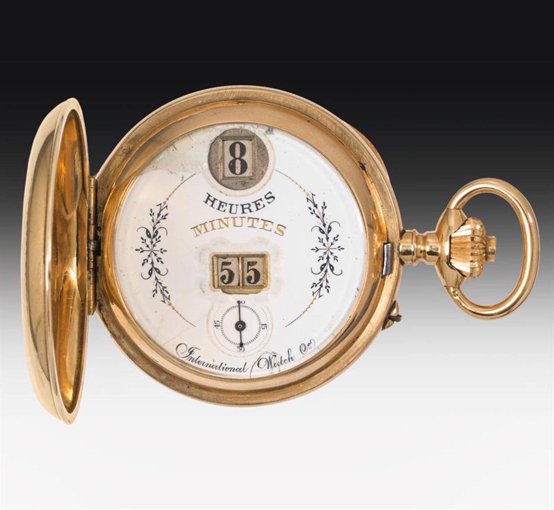 Golden pocket watch, IWC