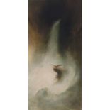 Karl Wilhelm Diefenbach: Wasserfall mit auffliegendem Adler