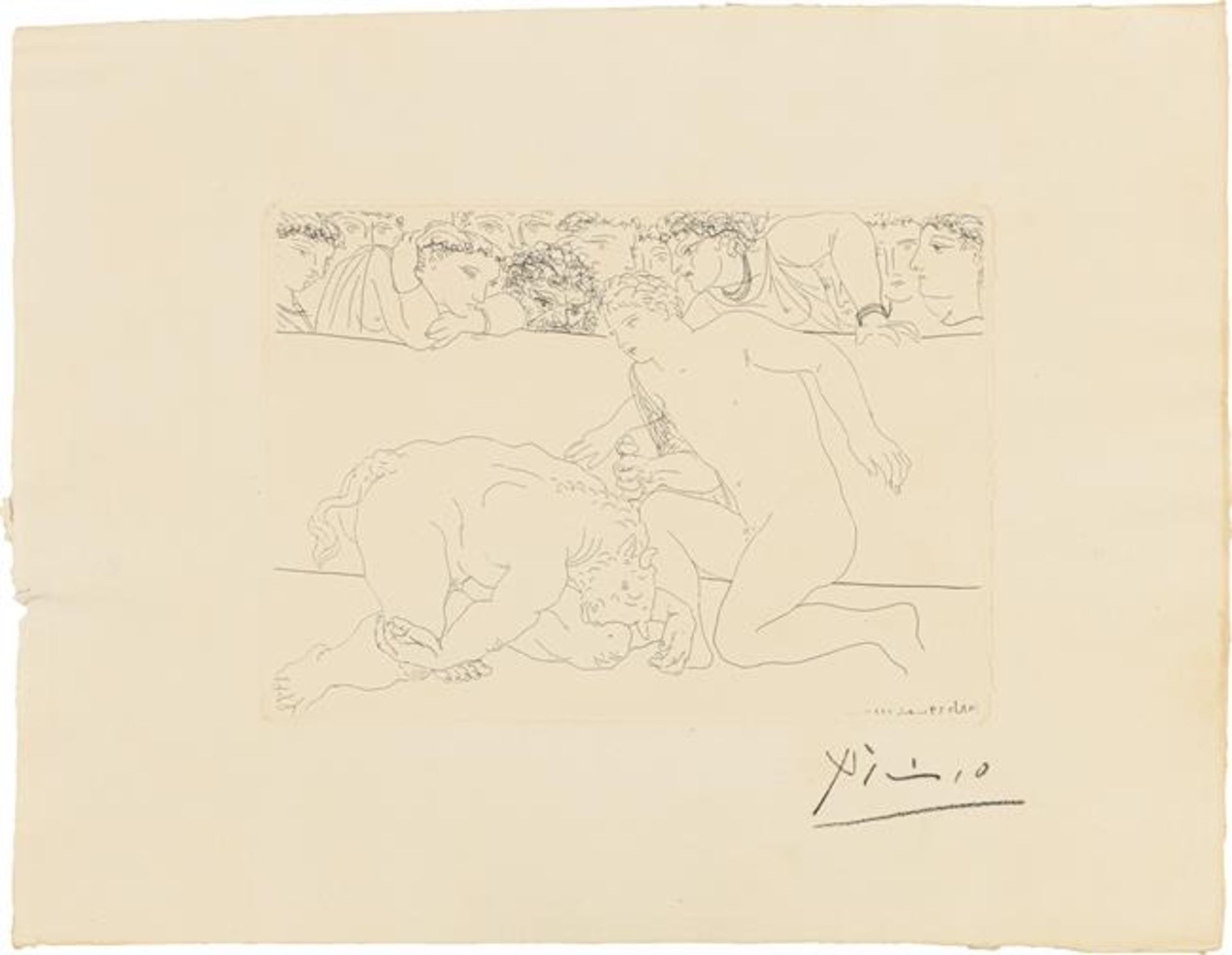 Pablo Picasso: Minotaure vaincu, from "La Suite Vollard"