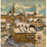 Alfons Walde: Winterstadt Kitzbühel