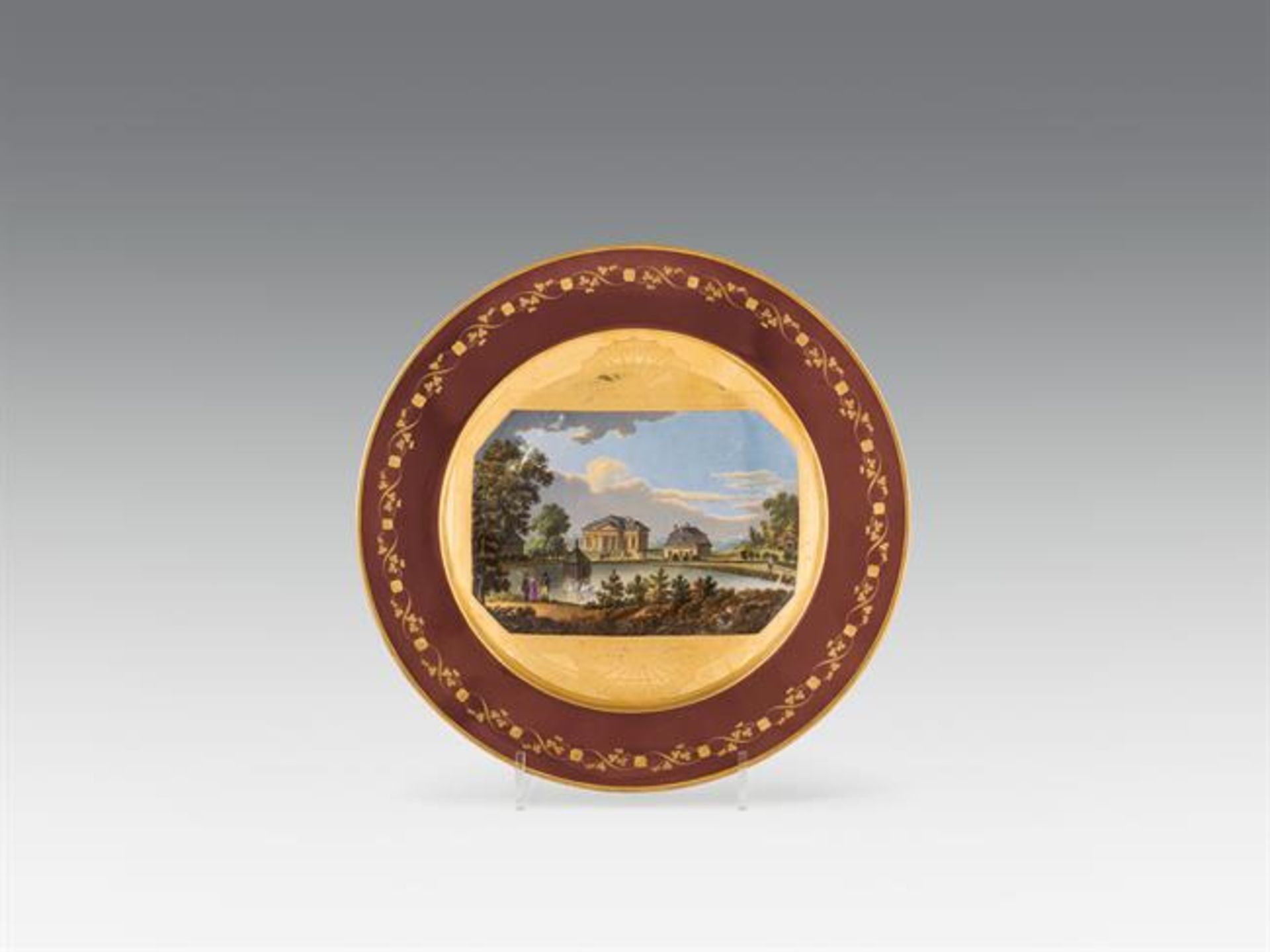 Vedute plate "Lustschloss Gallitzin in Vienna"