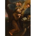 Künstler des 18. Jahrhunderts: Hl. Franziskus von Assisi empfängt die Stigmata