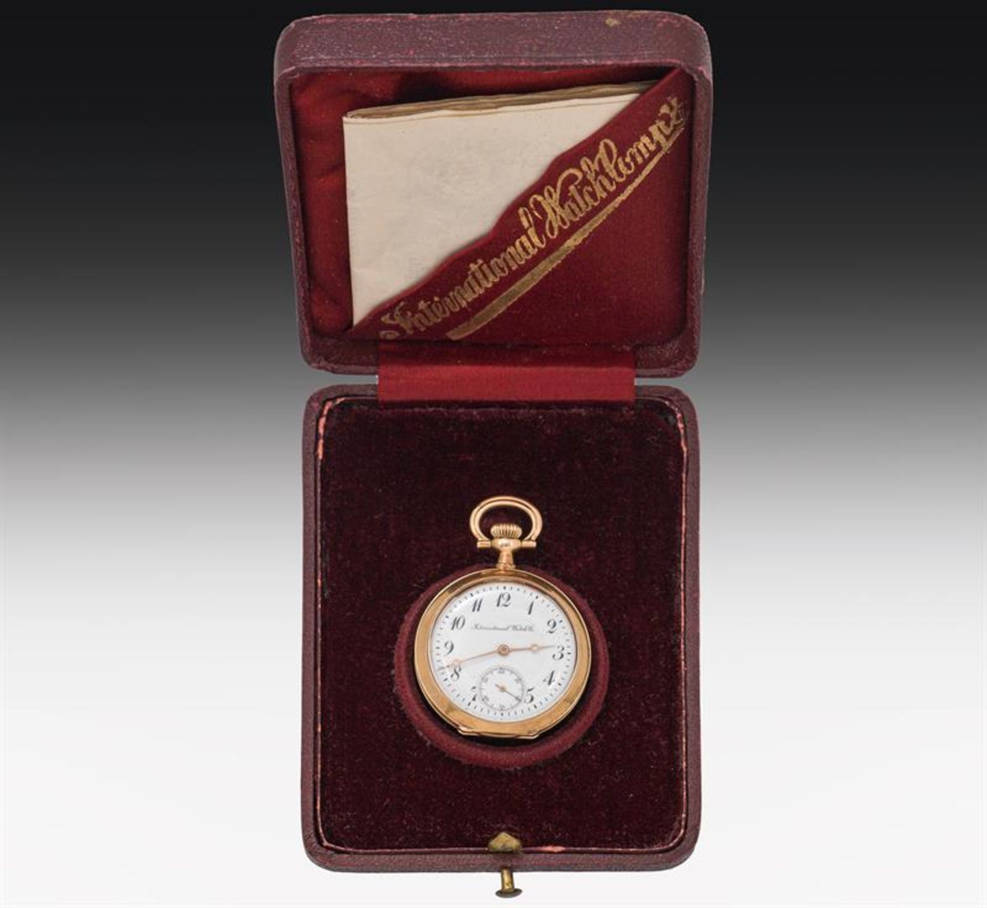 Golden pocket watch, IWC