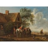 Cornelisz van Essen: Reiter vor einer Taverne
