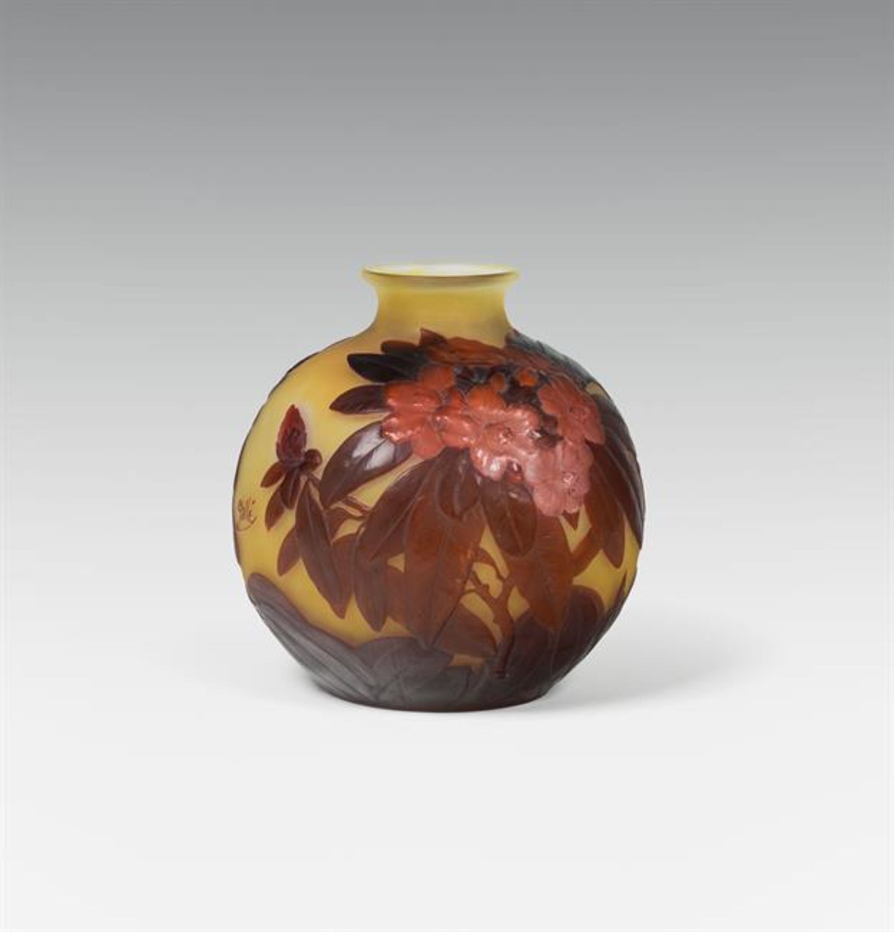 Emile Gallé: Vase "Rhododendron"