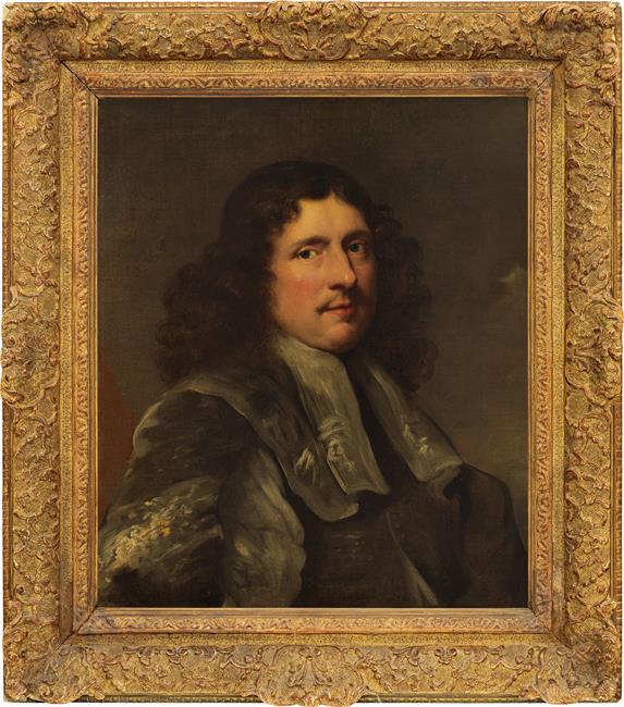 Dutch Master: Portrait of a man in grey garment - Image 2 of 2