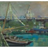 Josef Floch: Hafen in der Bretagne