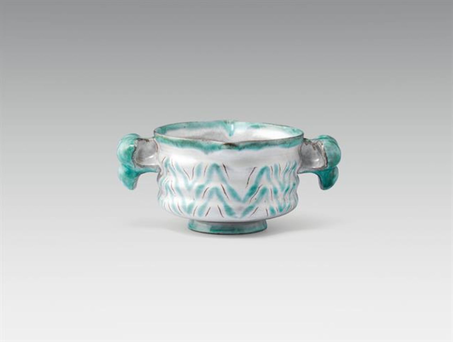 probably Lotte Calm and Wiener Werkstätte: Bowl with handles