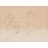 Jules Pascin: Zwei Damen auf dem Canapé