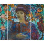 Ernst Fuchs: Griechische Göttin (Triptychon)