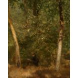 Pierre-Auguste Renoir: Junger Mann im Wald von Fontainebleau