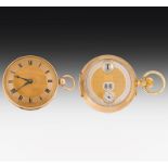 Goldene Taschenuhr, Litsken & goldene Taschenuhr mit digitaler Zeitanzeige