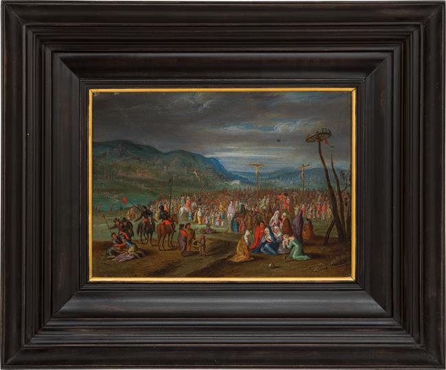 Jan Brueghel the Younger: Christ on Calvary - Image 2 of 2