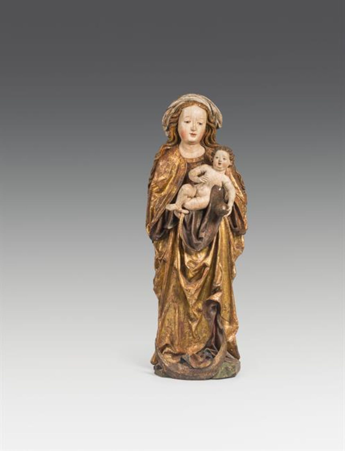 probably Niclaus Weckmann: Virgin on the crescent with child