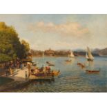 Anton Hlavácek: Sommernachmittag in Pörtschach am Wörthersee