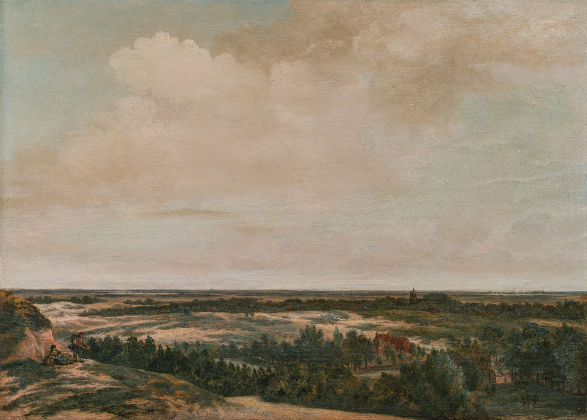 Jan Vermeer van Haarlem d. Ä.: Dune Landscape near Nordwijk