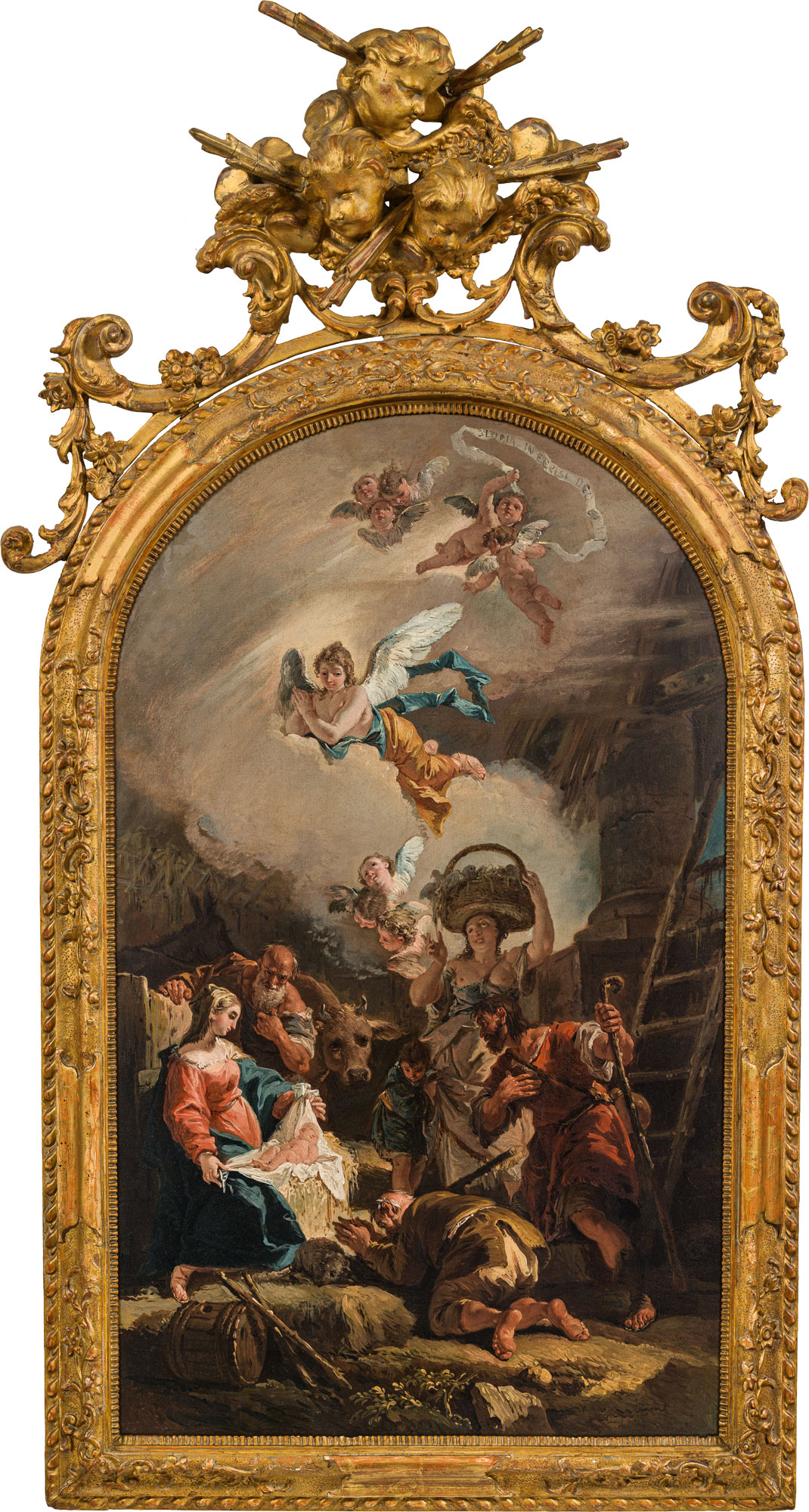 Francesco Fontebasso: The Adoration of the Shepherds - Image 2 of 2