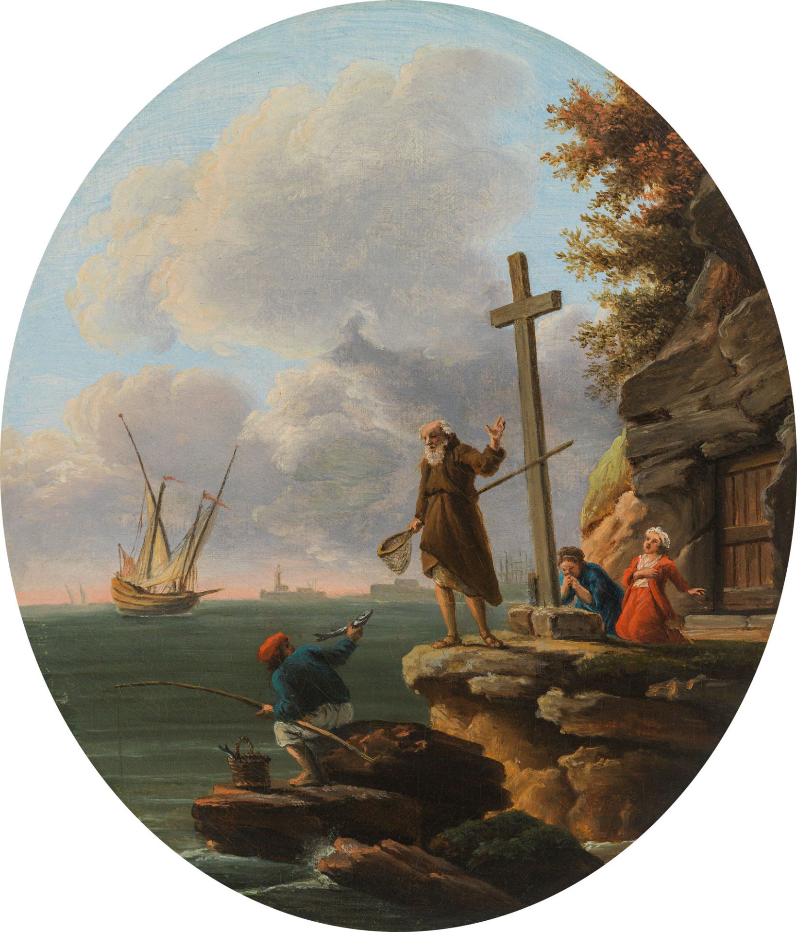 Claude Joseph Vernet Umkreis: Hl. Andreas bei einem Fischer - Bild 2 aus 2