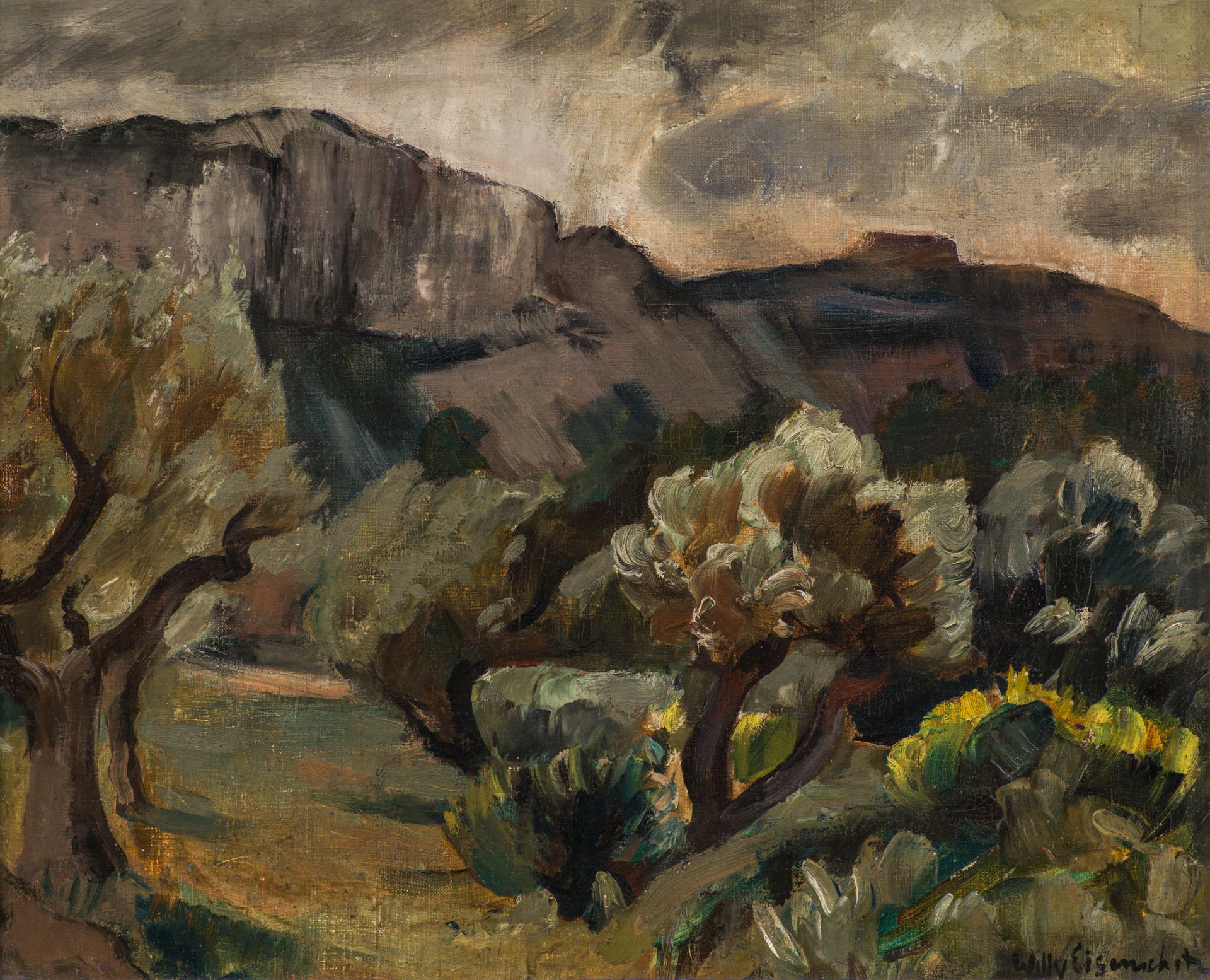 Willy Eisenschitz: Paysage du Tessin