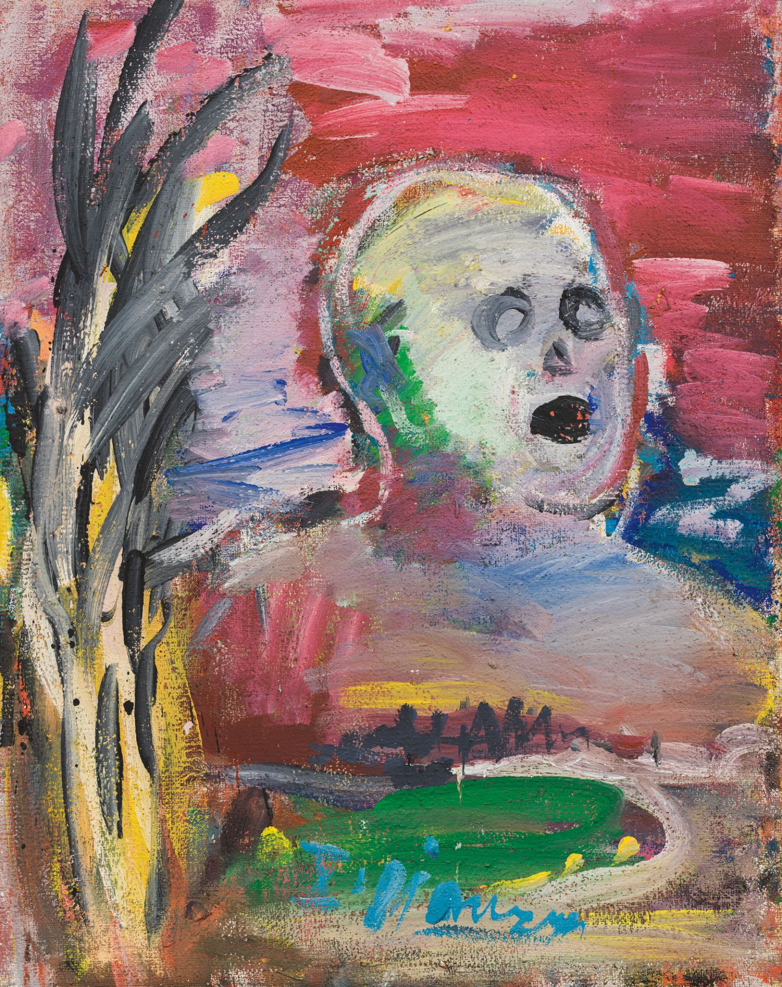 Siegfried Anzinger: The scream