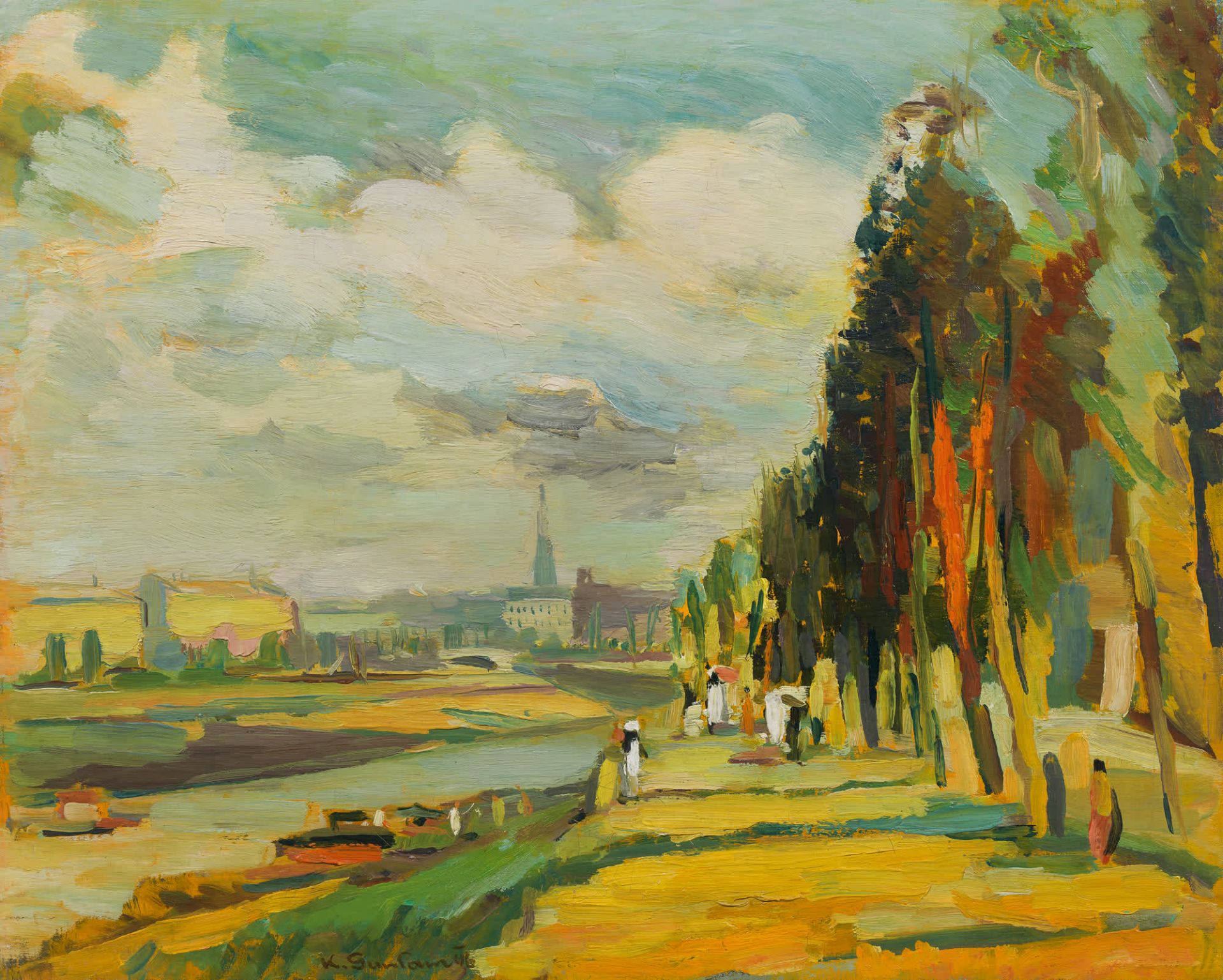 Karl Josef Gunsam : "Donaukanal"