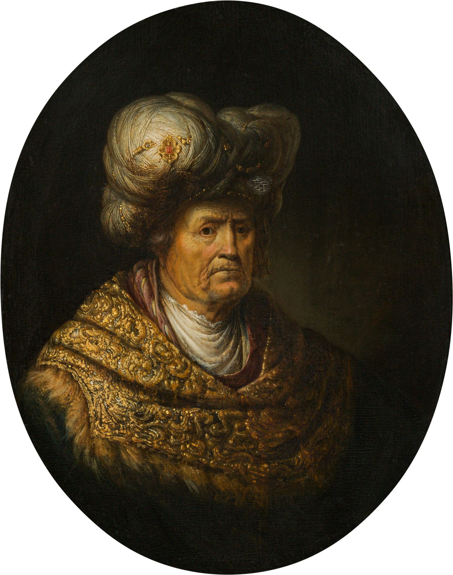 Jan Adriaensz. van Staveren: Portrait of a man with a turban