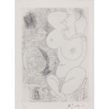Pablo Picasso: Grande femme et petit homme ventru (Les 156, Nr. 37)