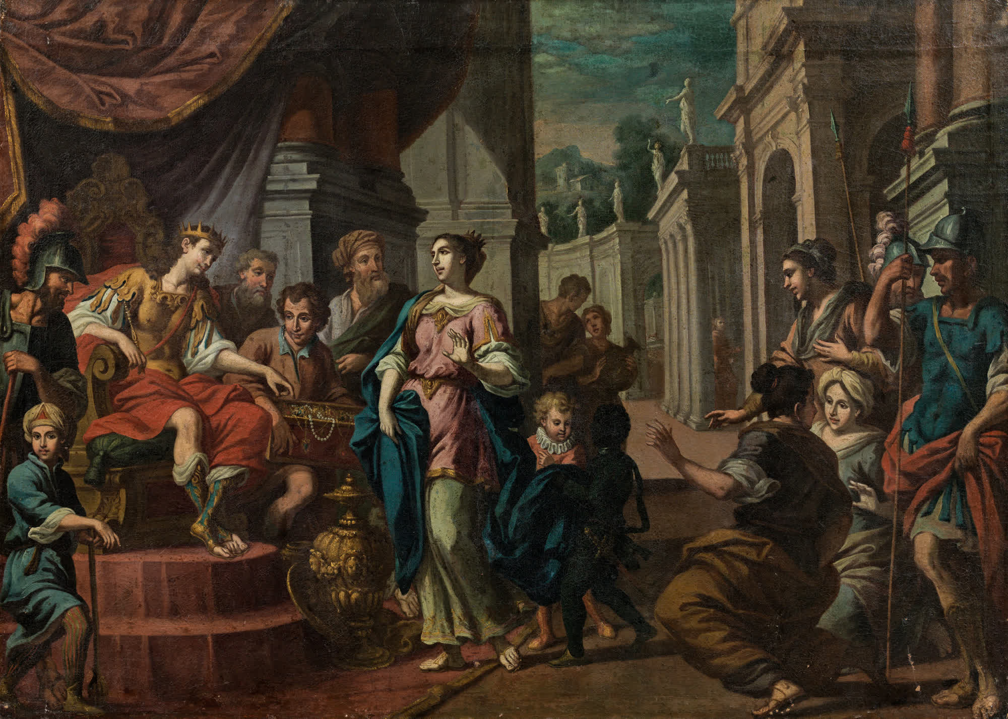 Neapolitan School: Solomon and the Queen of Sheba