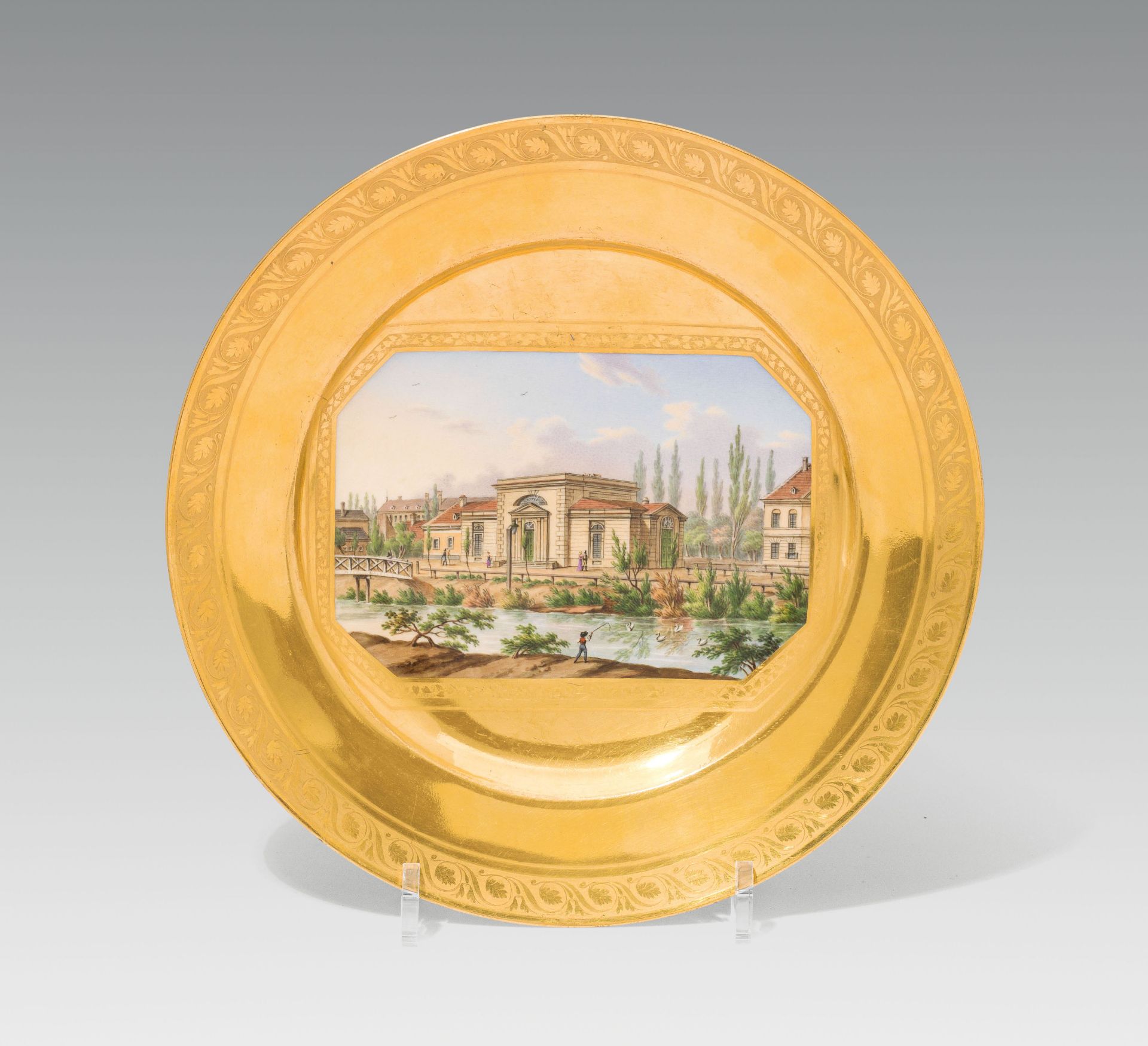 Plate "Engelsbad in Baden"