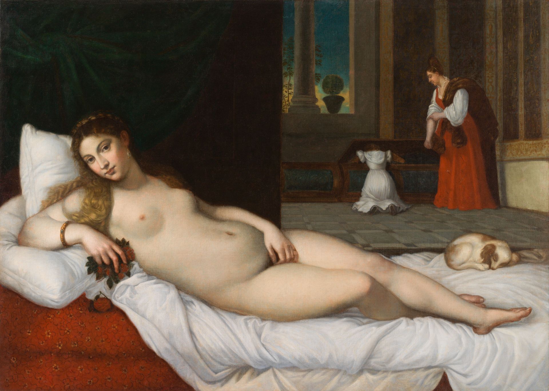 Follower of Tiziano Vecellio, called Titian : Venus of Urbino