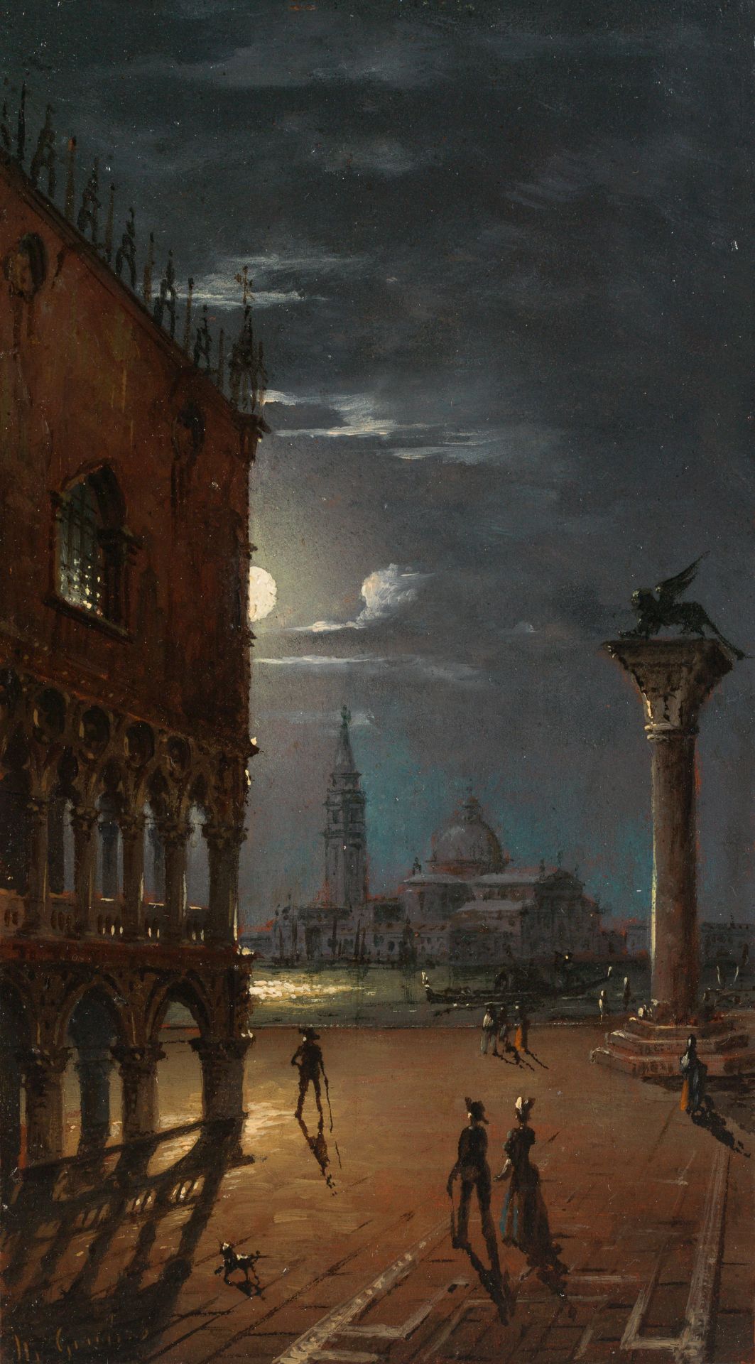 Marco Grubas: Mondnacht in Venedig